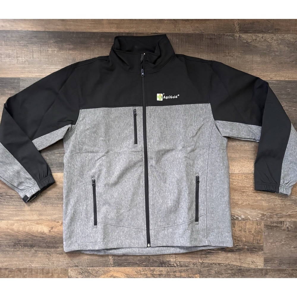 AgriGold Jacket‎ Men's XL Spring Black Gray